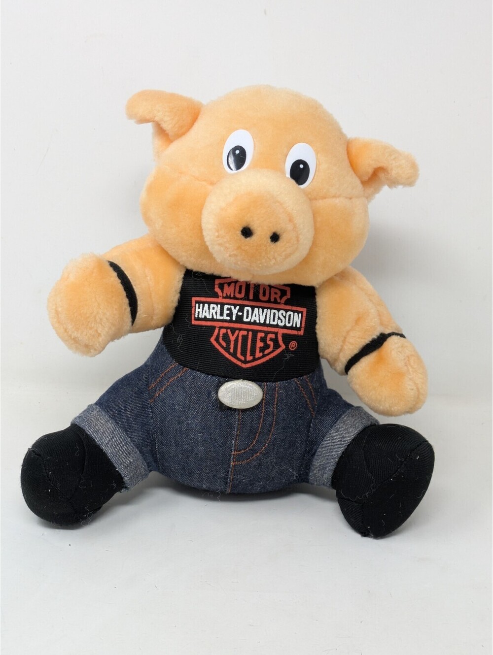 Harley Davidson Motorcycles Road Hog 1993 Stuffed Plush Toy Vintage